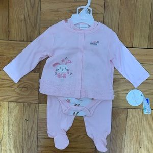 Absorba Paris 3 piece set 3-6 months